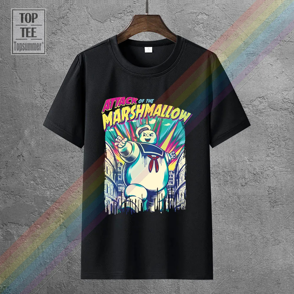 

T Shirt Attack Of The Marshmallow S 4Xl Viele Farben Ghostbuster Comic Slimer