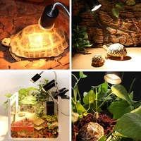 uva uvb reptile accessories lamp set with clip on lamp holder bulb and thermometer turtle aquarium turtles heating lamp kit