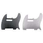 2 шт., черныйсеребристый металлический медиатор с 8 отверстиями для гитары