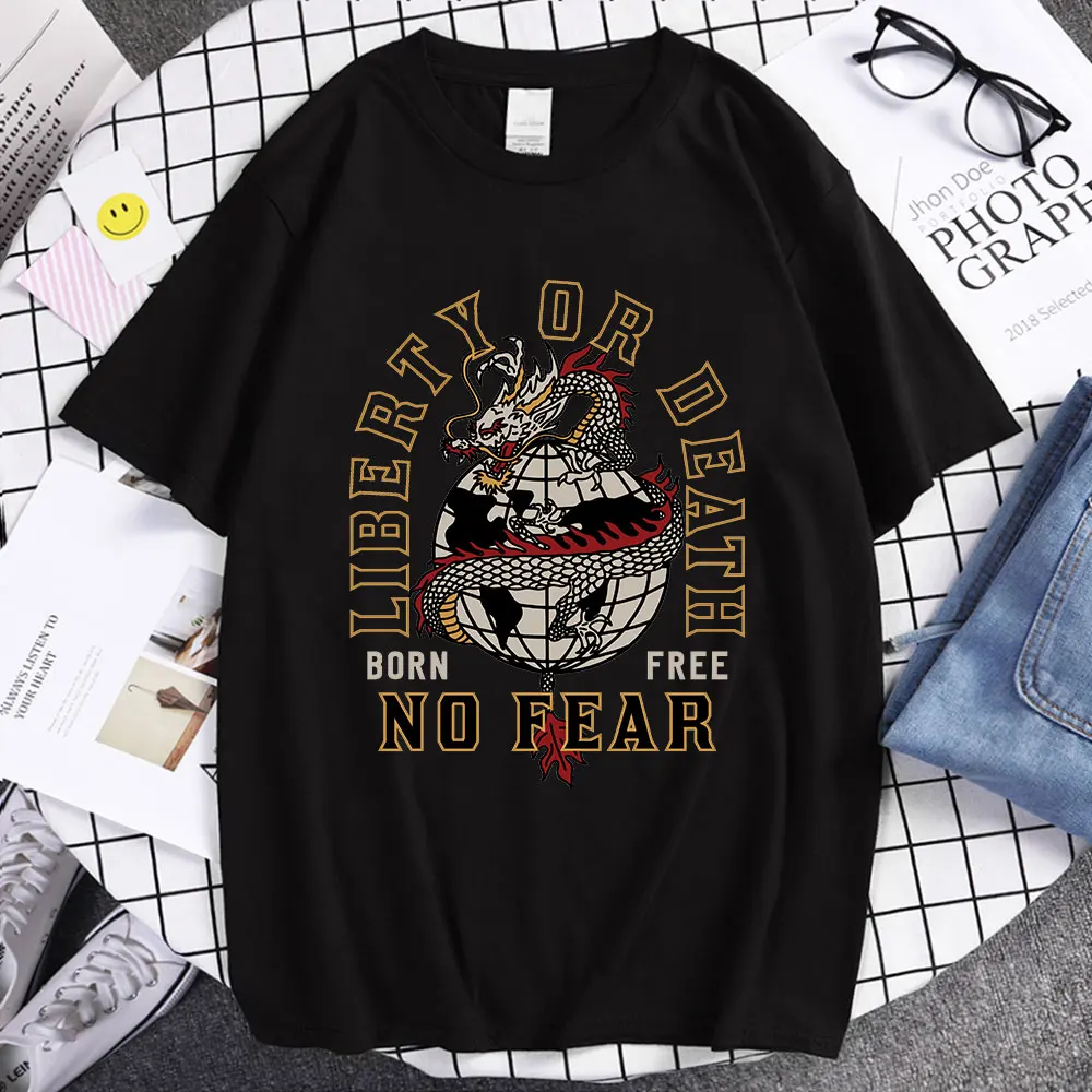 

Men's Tshirt Harajuku Summer Vintage Chinese Dragon Print Cool Unisex Casual Short Sleeve T Shirt Streetwear T-shirt Oversize