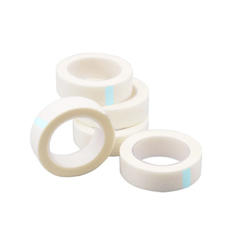 1/3/5 шт./лот волокно для наращивание ресниц Бесплатная подушечки глаз белый лента