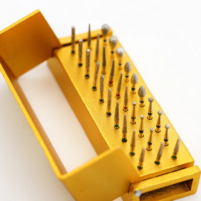 30 шт алмазные стоматологические Полировка Высокого Скорость Бур дрель