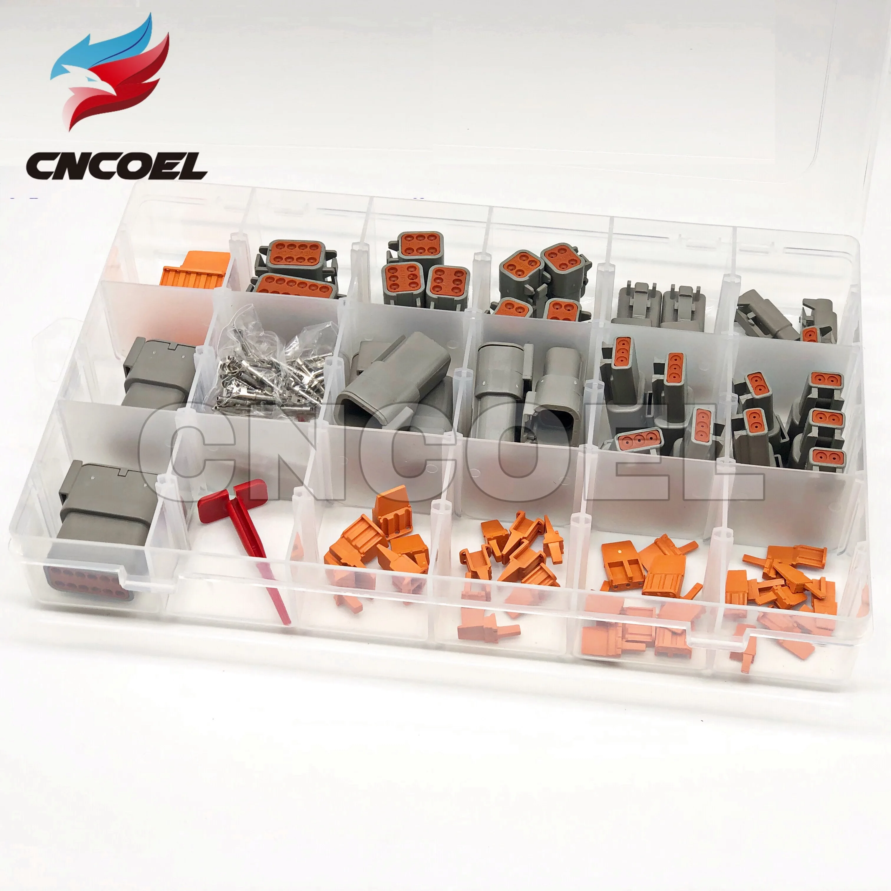 225 шт. набор автомобильных коннекторов серии Deutsch DTM с инструментом для удаления