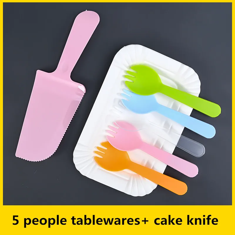 Cakelove набор одноразовых столовых приборов для торта вечерние принадлежности