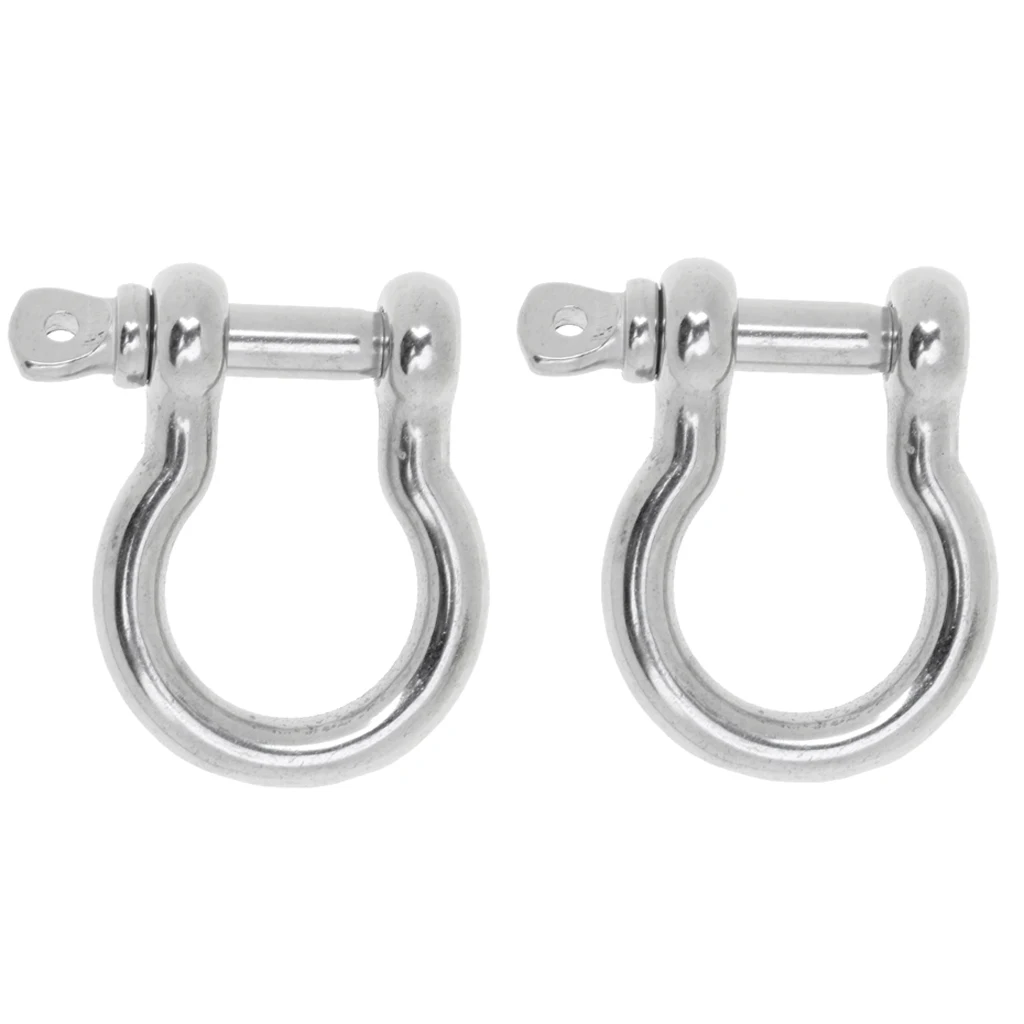 

2x Bow Shackle fr Boat Marine Chain Rigging Screw Pin Anchor Stainless Steel