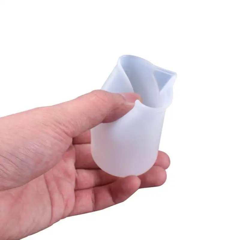 

2pcs Silicone Measuring Cups With Scale 100ml Crystal Glue Disposable DIY Handmade Tools Glue Resin Mixed Measure Gadgets
