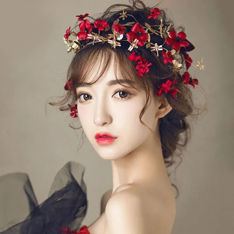 Женский обруч для волос с цветочной короной свадебный аксессуар волос| |