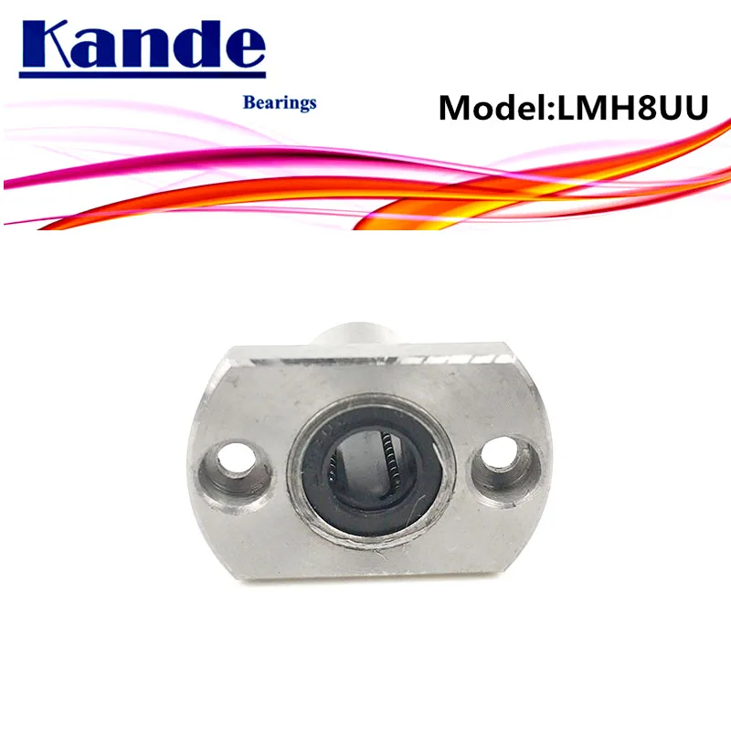 LMH8 UU 1 шт./лот LMH8UU линейный шариковый подшипник с круглым фланцем 8 мм для 3D