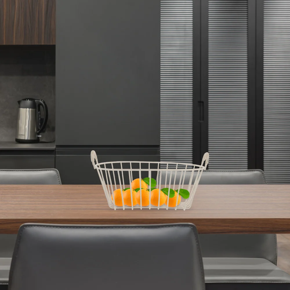 1 шт. железная корзина для хранения настольная всякой всячины большая | Дом и сад