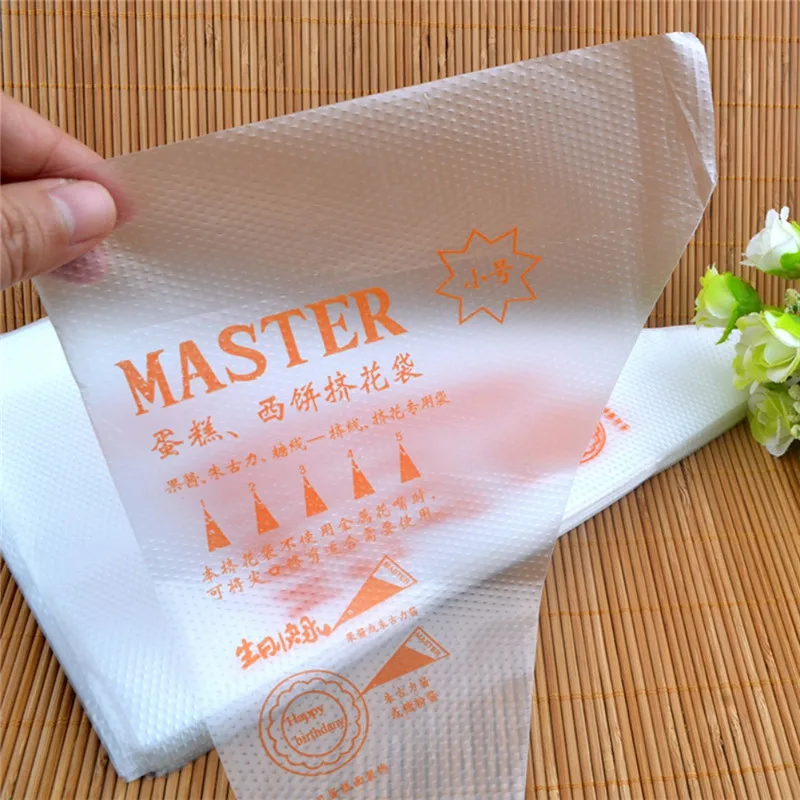 Одноразовый мешочек для украшения инструмент выпечки печенья крема треугольный