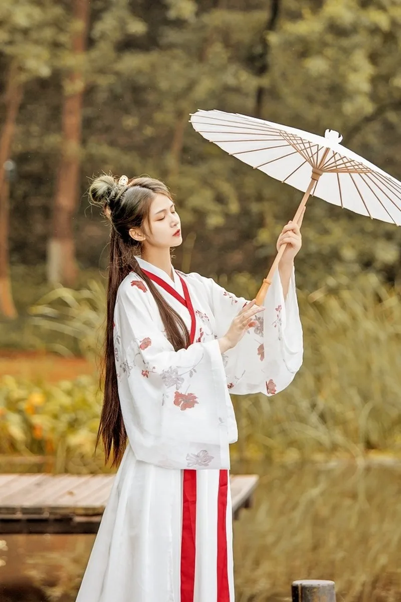 Традиционный костюм ханьфу для женщин древней китайской династии Тан Dyansty в