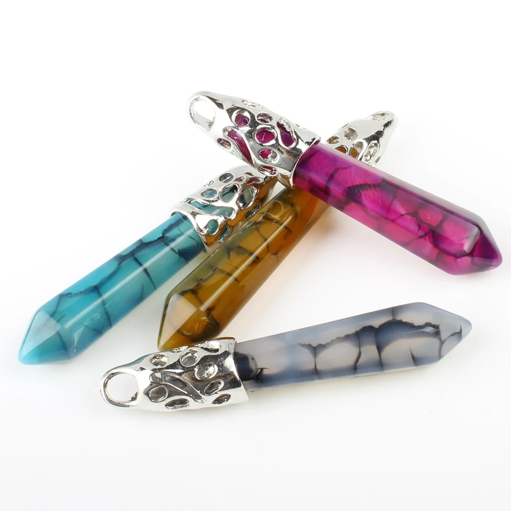 Кулон в виде меча из натурального камня 10 х16 мм|Шармы| |