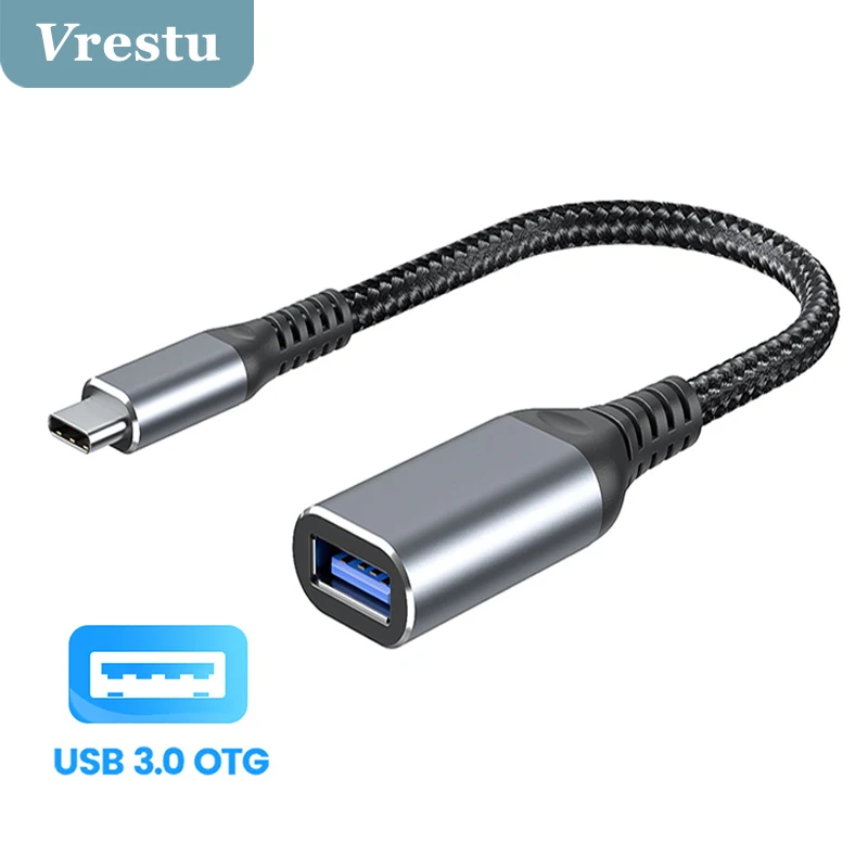 

USB C OTG Adapter for Macbook Pro Air Fast USB 3.0 to Type C Connector Mini USB Adaptor Type-C Charging Kabel Charger Converter
