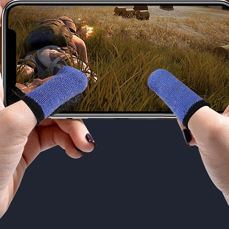 1 пара дышащая мобильный напальчник Пресс триггер игровой контроллер с защитой