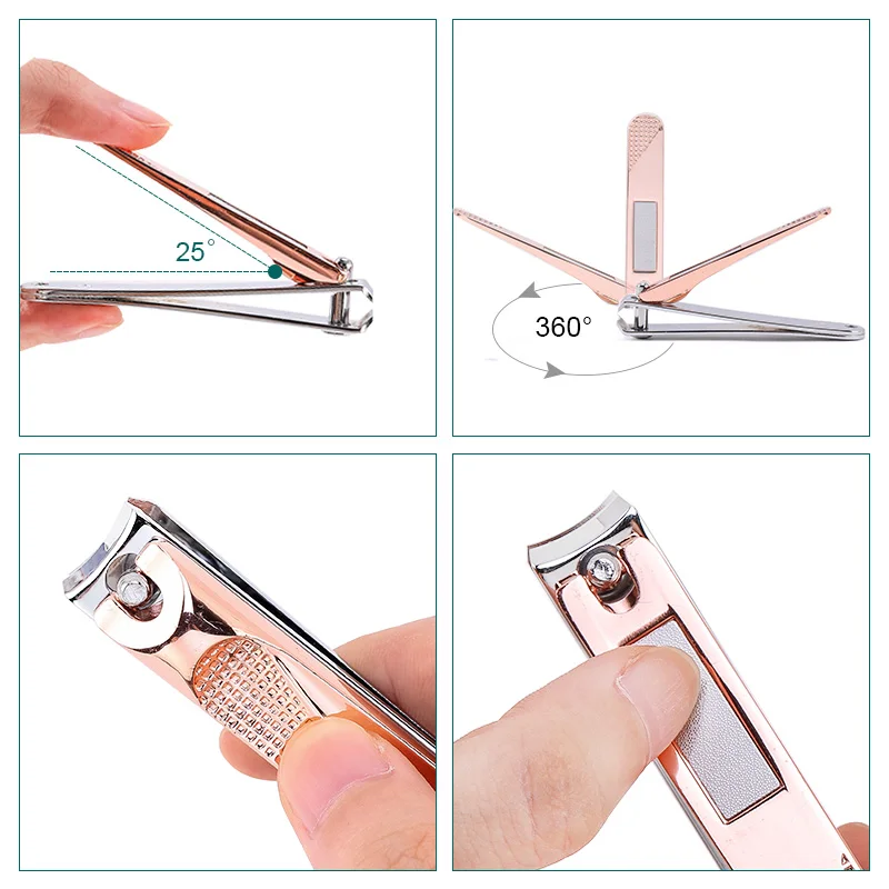 Кусачки для ногтей из нержавеющей стали омертвевшая кожа ноготь маникюра резак