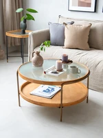 zq nordic small apartment coffee table light luxury glass iron living room sofa minimalistic modern tea table