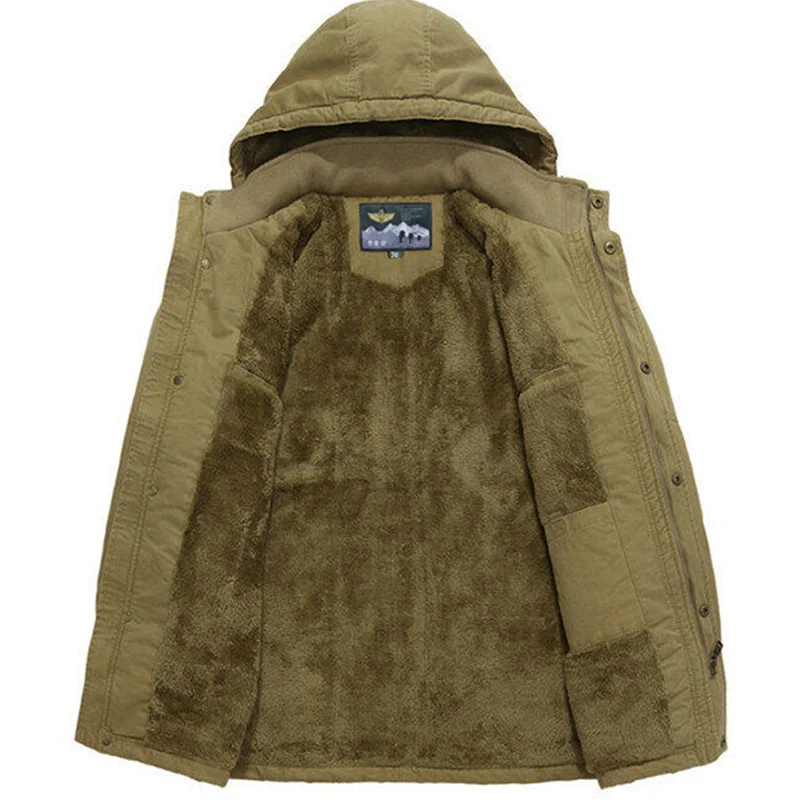 2022 New Style Men's Winter Jackets Outdoor Clothing Leisure Man Windbreaker Fashion Coat Keep Warm Clothes Male Parkas Tactical | Мужская