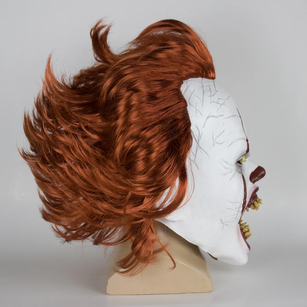 Cosplay Stephen King It Chapter Two Clown Latex Masks светодиодный костюм для косплея вечерние реквизиты