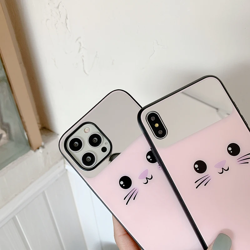 

Glass Mobile Phone Case Cute Luxury Cover For iPhone 12 11 Pro Max Transparent Case For iPhone 1112 Mini Camera protection Cove