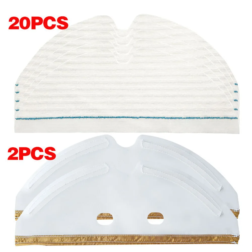 

Набор насадок для пылесоса Roborock S6 S5 Max E35 E2, Крепежная пластина, одноразовая для швабры тряпок, 22 шт./набор