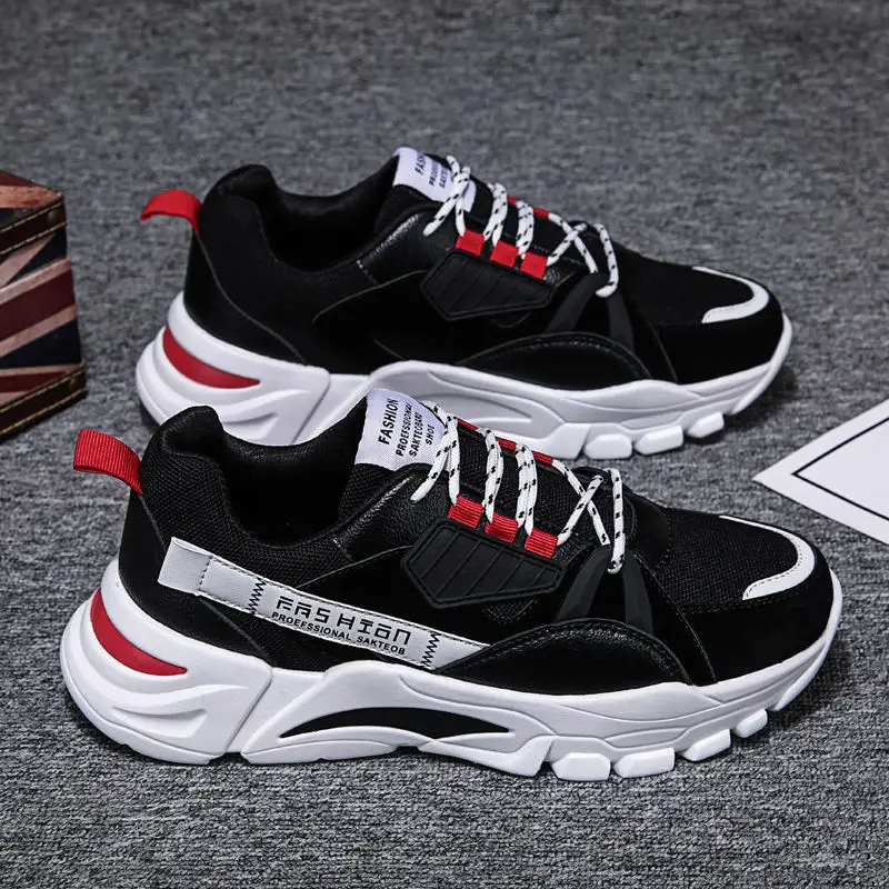 

Herfst/Winter Mannen Casual Schoenen Mode Witte Sneakers Mannen Schoenen Comfortabele Chunky Sneakers Mannen Schoenen Trainers W