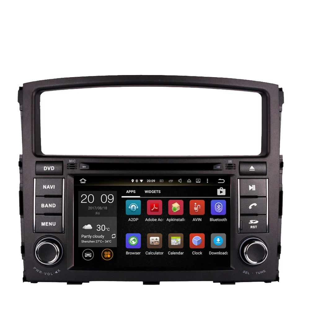 

Android 10,0 Восьмиядерный Автомобильный GPS-навигатор, мультимедийный DVD-плеер для Mitsubishi Pajero V97 2006-2015/Montero, автомобильное радио, стерео