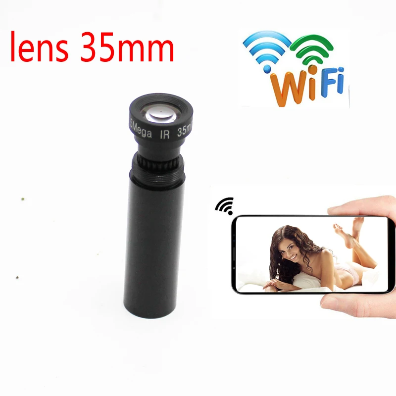 Мини Wi Fi HD 1080p P2P onvif камера видеонаблюдения с дистанционным управлением телескоп