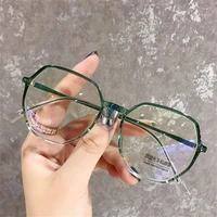 new anti blue eyeglasses unisex optical glasses irregular spectacles simplicity transparent frame eyewear