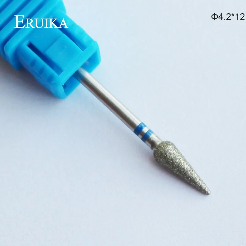Алмазное сверло для ногтей ERUIKA, 5 видов, роторное сверло для ногтей, пилка для маникюра, аксессуары для электрического станка, инструменты для сверления ногтей - Цвет: NO5