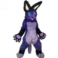 holiday purple rbbit fox easter bunny furry costuming mascot bunny mascot costume for adults fancy dress character clothing