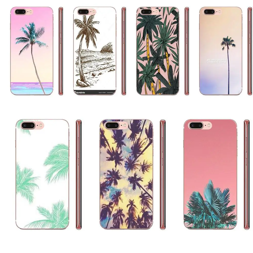 Пальмовые деревья и California Dreaming Pattern для Sony Xperia Z Z1 Z2 Z3 Z4 Z5 compact Mini M2 M4 M5 T3 E3 E5 XA XA1 XZ Premium