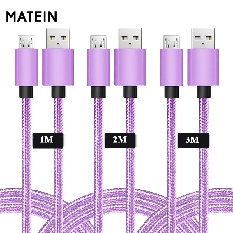 Кабель Micro USB длиной 1 м 2 3 дополнительный кабель micro usb для xiaomi Redmi Note8 8pro 2.4A быстрой