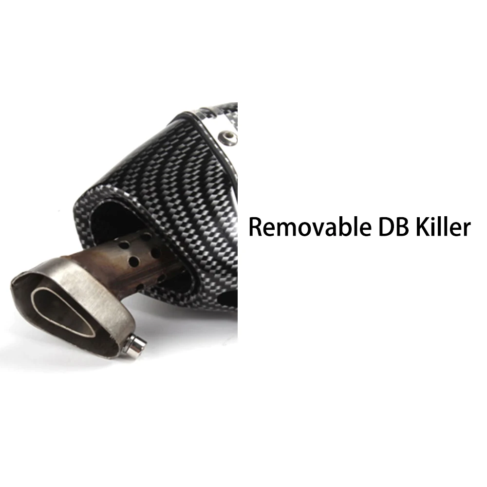 Выхлопная труба для мотоцикла с логотипом глушитель из нержавеющей стали YAMAHA TDM