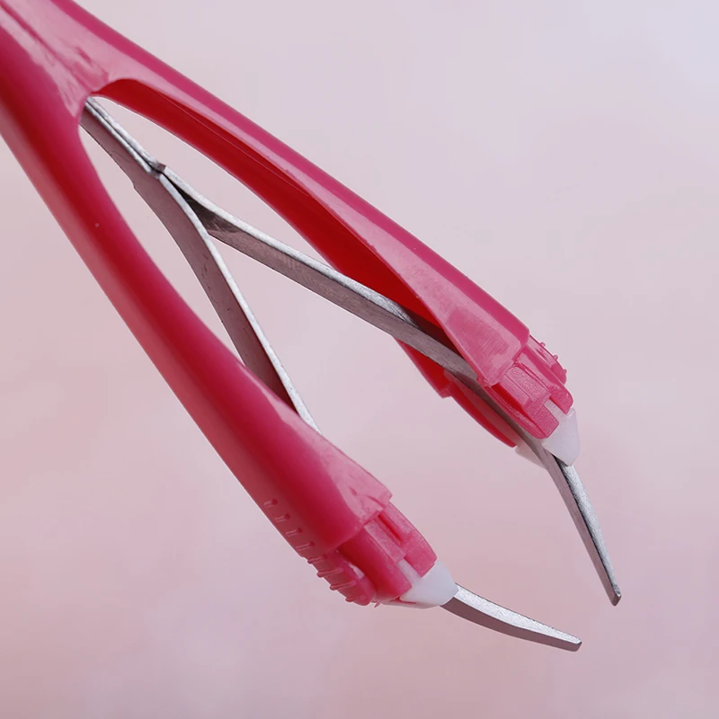 

Professional Automatically Retractable Stainless Steel Slant Tip Hair Removal Eyebrow Tweezer Makeup Tool 1Pc