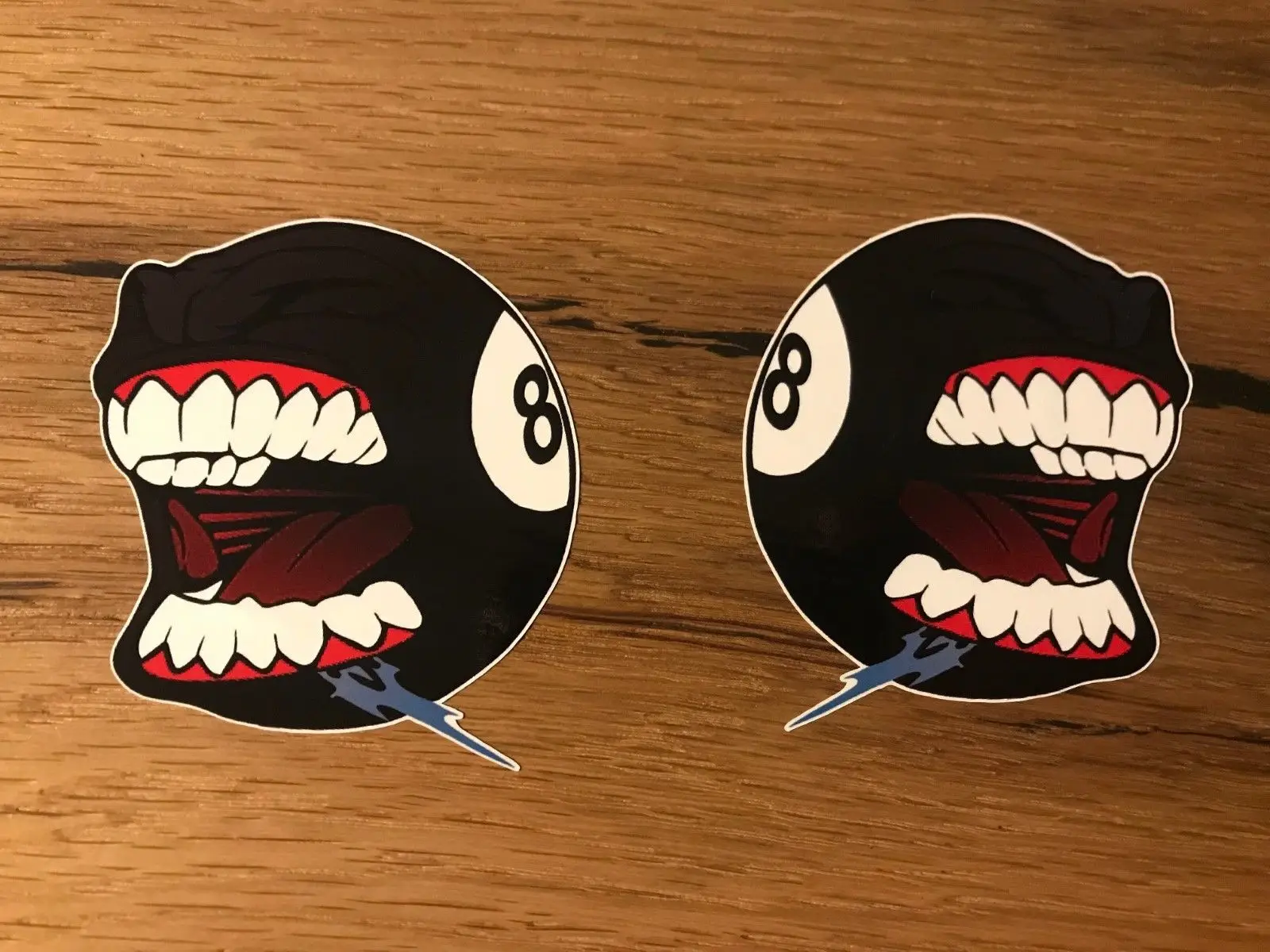 

8 Ball Decal Tank Sticker Rockybilly Biker Chopper Custom Tuning # 291