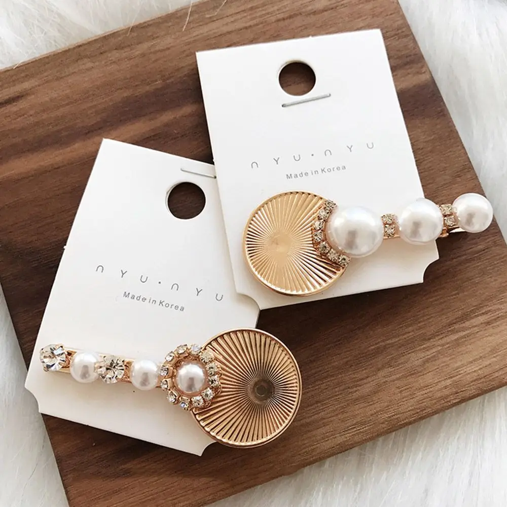 Женская заколка для волос в форме диска 1 шт. |