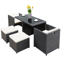 outdoor rattan table and chair three piece balcony terrace patio outdoor chair combination leisure table and chair furniture