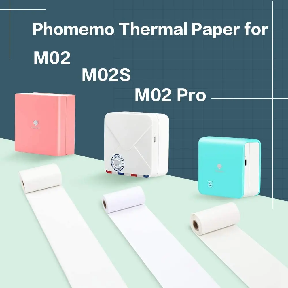 Оригинальная темно синяя неклейкая бумага Phomemo для фотографий фотосессия/M02S