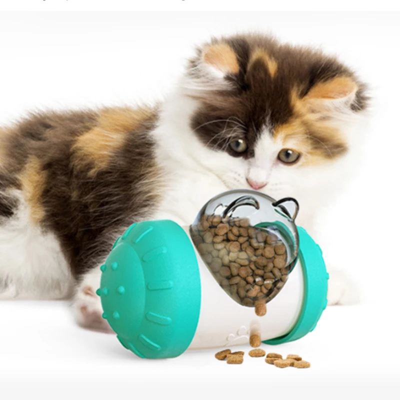 

Dropshipping Multi-Use Kitten Cat Supplies Rocking Bear Food Leakage Toy Dog Toys Pet Accessories Food Dispenser Pet Products