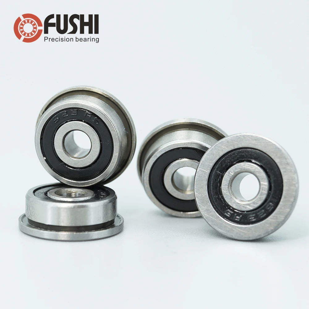 F623RS подшипник 3*10*4 мм ABEC 7 10 шт F623 2RS фланцевые шарикоподшипники для VORON 0 движения