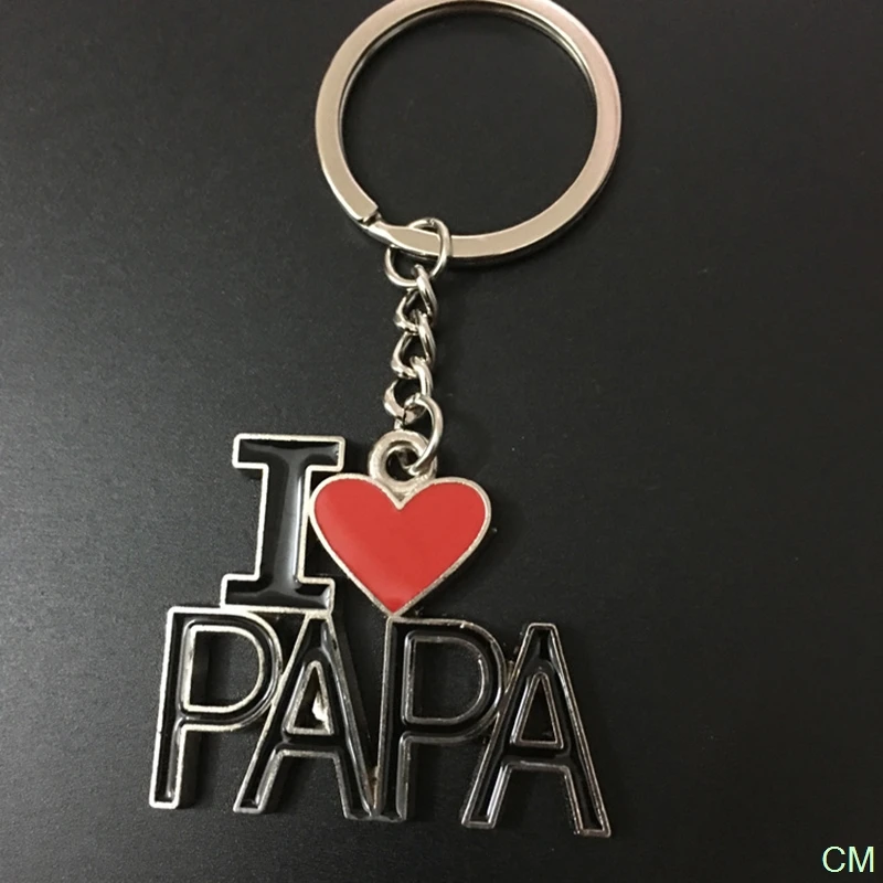 

Подарок на день отца брелок с надписью «I Love Dad»