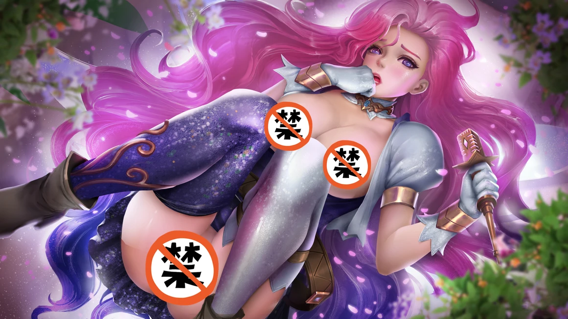 

Print Silk Or Canvas LOL KDA Ahri Seraphine Sexy Lady Art Poster 16x24 24x36 Inch Custom Living Room Bedroom Decorative Painting