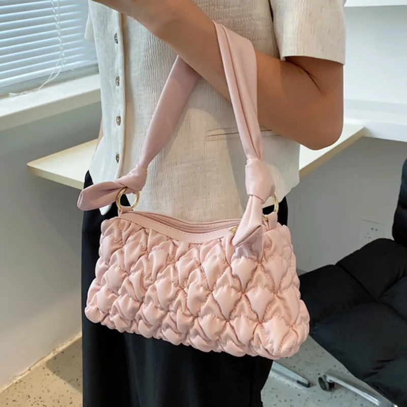 

Winter Cloud Women's Bag Bubble Cotton Down Designer Ladies Handbags Fashion Linnge Padded Quilted Bag Crossbody Shoulder Bag