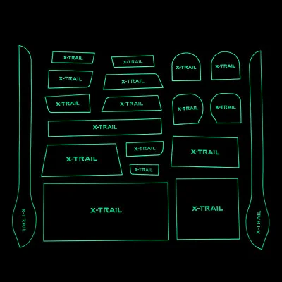 Коврики для чашек Противоскользящий коврик двери наклейка 2008-2012 Nissan X-Trail T31 слот