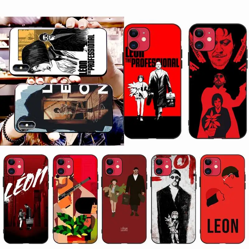 NBDRUICAI Leon профессиональный черный ТПУ мягкий чехол для телефона iPhone 11 pro XS MAX 8 7 6 6S