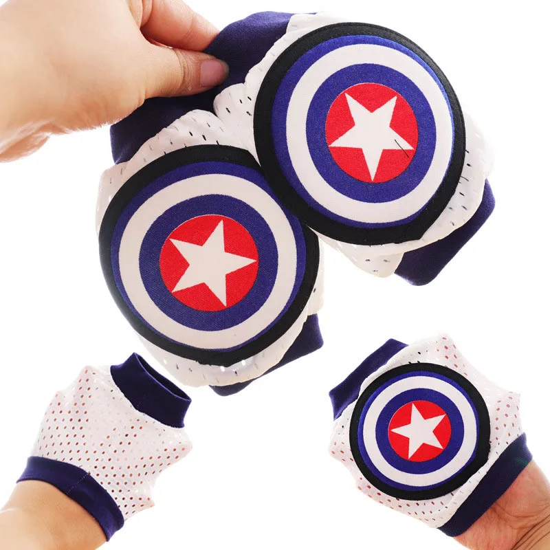 Воздухопроницаемая тонкая сетка с изображением Капитана Америка эластичная