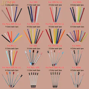 Металлический телескопический стилус JCD, пластиковый стилус для сенсорного экрана для NDS NDSL NDSi WIIU 2DS 3DS XL LL, новый 3dsxl 3dsll 2dsll 2dsxl