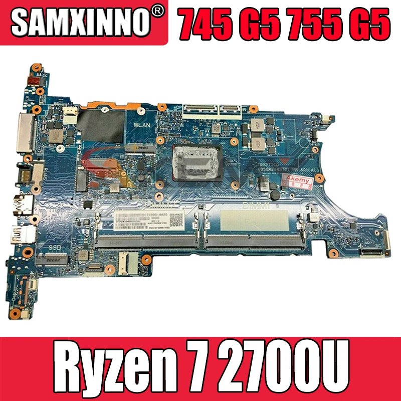 

For HP EliteBook 745 G5 755 G5 motherboard AMD Ryzen 7 2700U cpu L21938-001 L21938-601 6050A2945701-MB-A01 tested ok