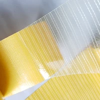 20m glass fiber gird adhesive tape double sided transparent high viscosity mesh tape custom made filament tape