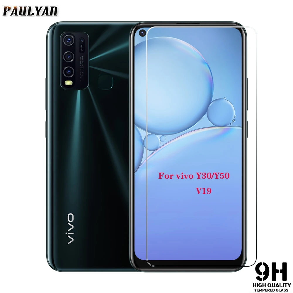 Взрывозащищенное стекло для Vivo Y30 Y50 протектор экрана высокой четкости